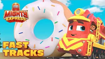 Freight Nate Chases a Giant Donut! - Mighty Express Fast Tracks – PAW Patrol Official & Friends