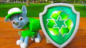 PAW PATROL [Nickelodeon] ROCKY & ACTION PUP PACK TOY REVIEW