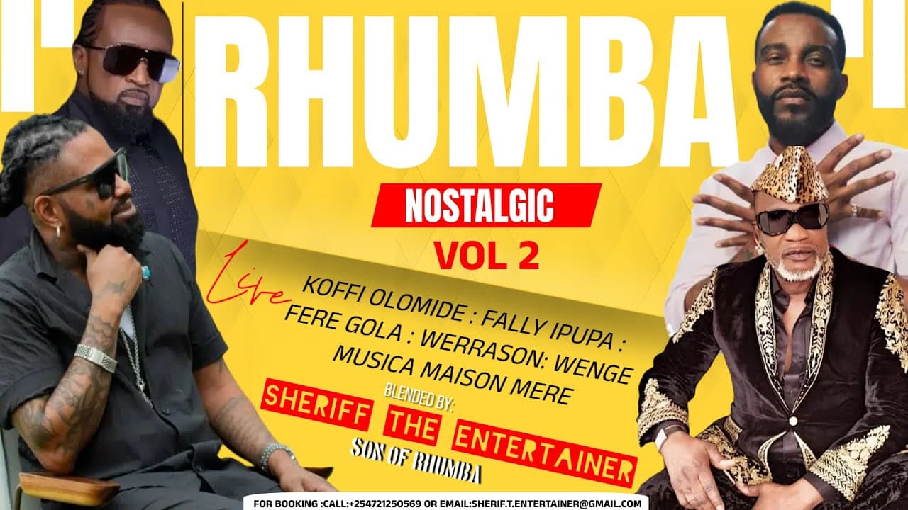 ??SLOW RHUMBA ??NOSTALGIC VOL 2 FT FERRE GOLA ??FALLY IPUPA?? KOFFI OLOMIDE?? -SHERIFF THE ENTERTAINER