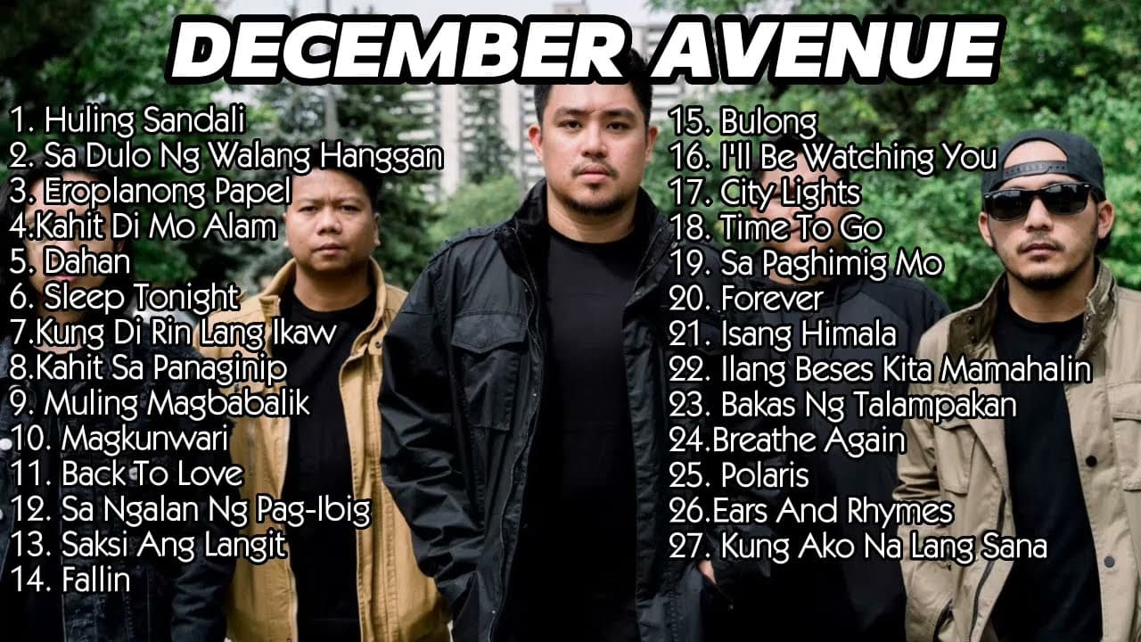 December Avenue Non-stop Playlist 2023