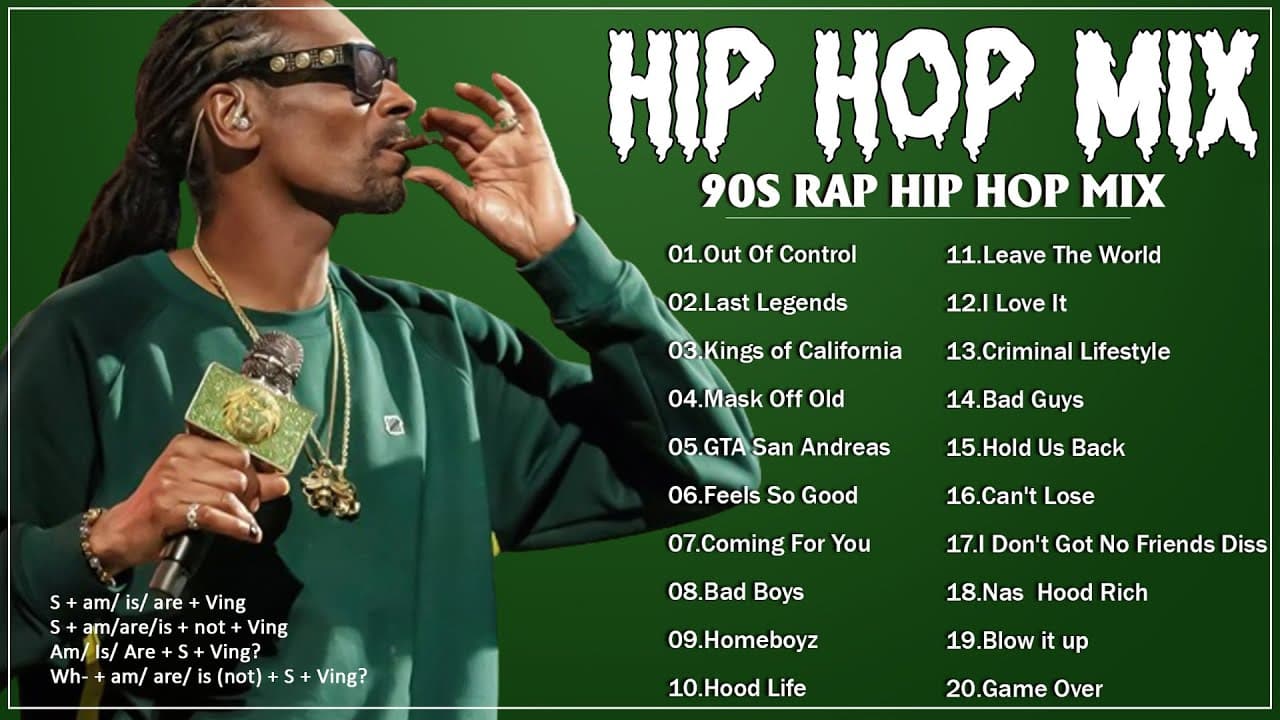 OLD SCHOOL RAP HIPHOP MIX --  TOP MUSIC MIX 2024 ( Aprenda inglês através de músicas )