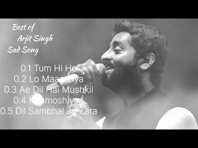 Top 5 Sad songs Of Arjit Singh || Best Of Arjit Singh Sad Songs || Peace Of Arjit Singh Jukebox