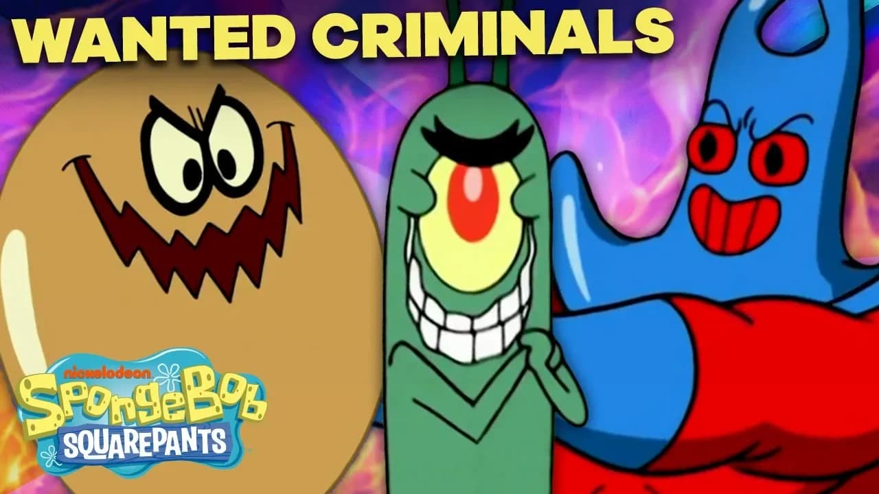 Bikini Bottom's Most Wanted Criminals 🚨 SpongeBob