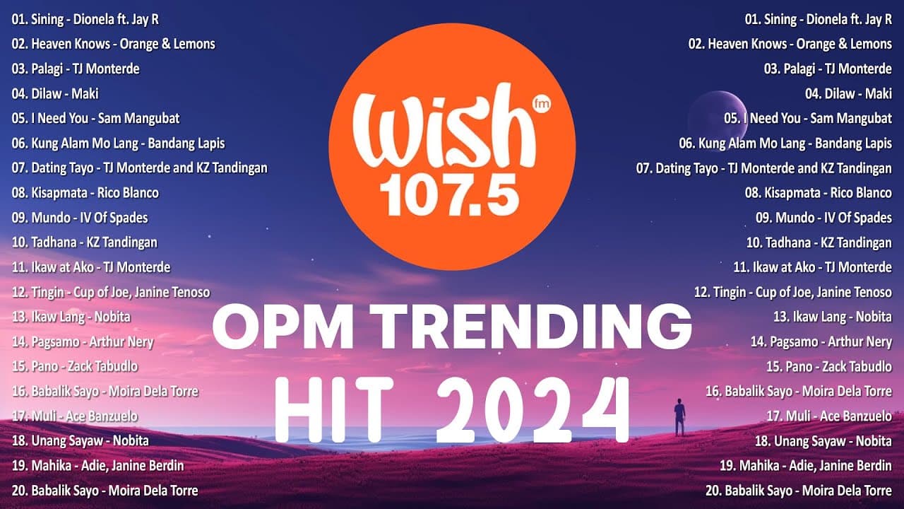 Sining - Dionela | Best Of Wish 107.5 Songs Playlist 2024 | The Most Listened Song On Wish 107.5