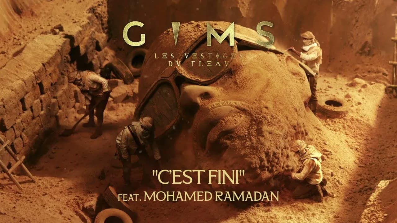 GIMS - C'EST FINI feat. Mohamed Ramadan (Audio Officiel)