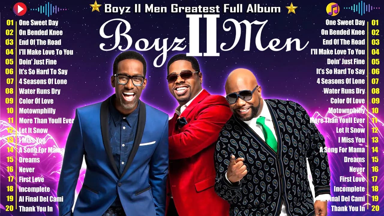Boyz II Men Best R&B Songs Playlist Ever ~ Greatest Hits Of Full Album