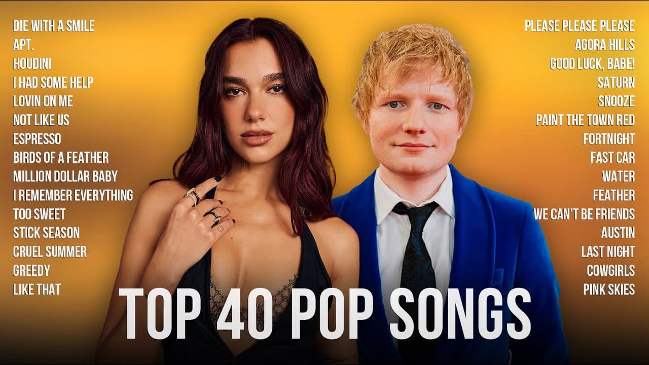 Top 40 Pop Songs 2025 π€ Bruno Mars,, Dua Lipa, Adele, Lady Gaga, The Weeknd
