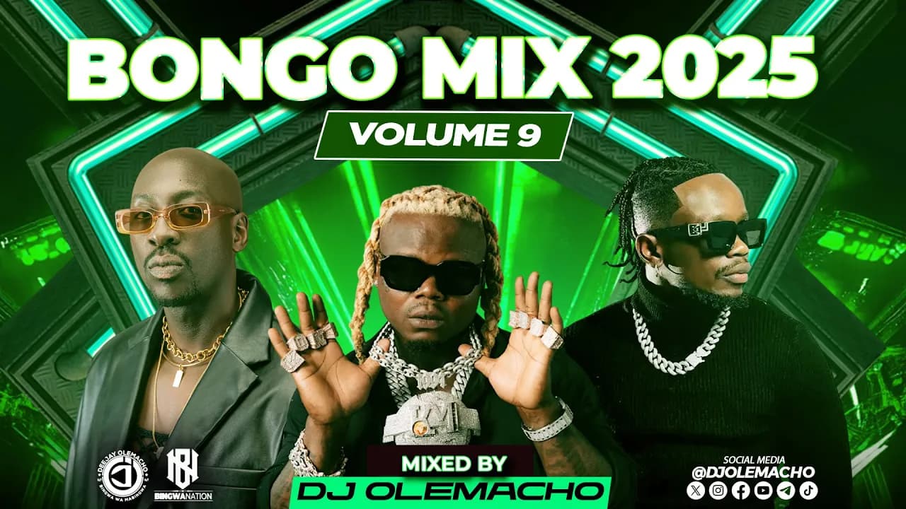 2025 Bongo Mix 9 - Dj Olemacho (Marioo, Bien, Harmonize, Jux, Rayvanny, Diamond Platnumz, Ibraah)