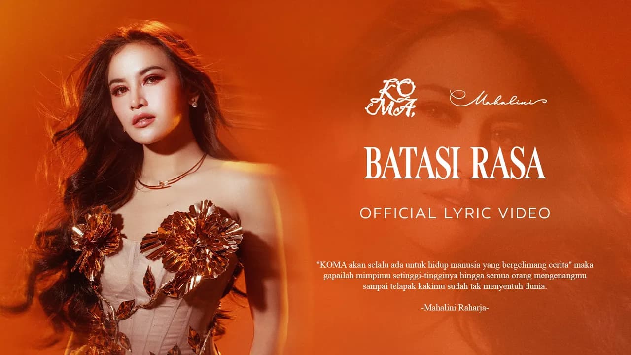 MAHALINI - BATASI RASA (OFFICIAL LYRIC VIDEO)