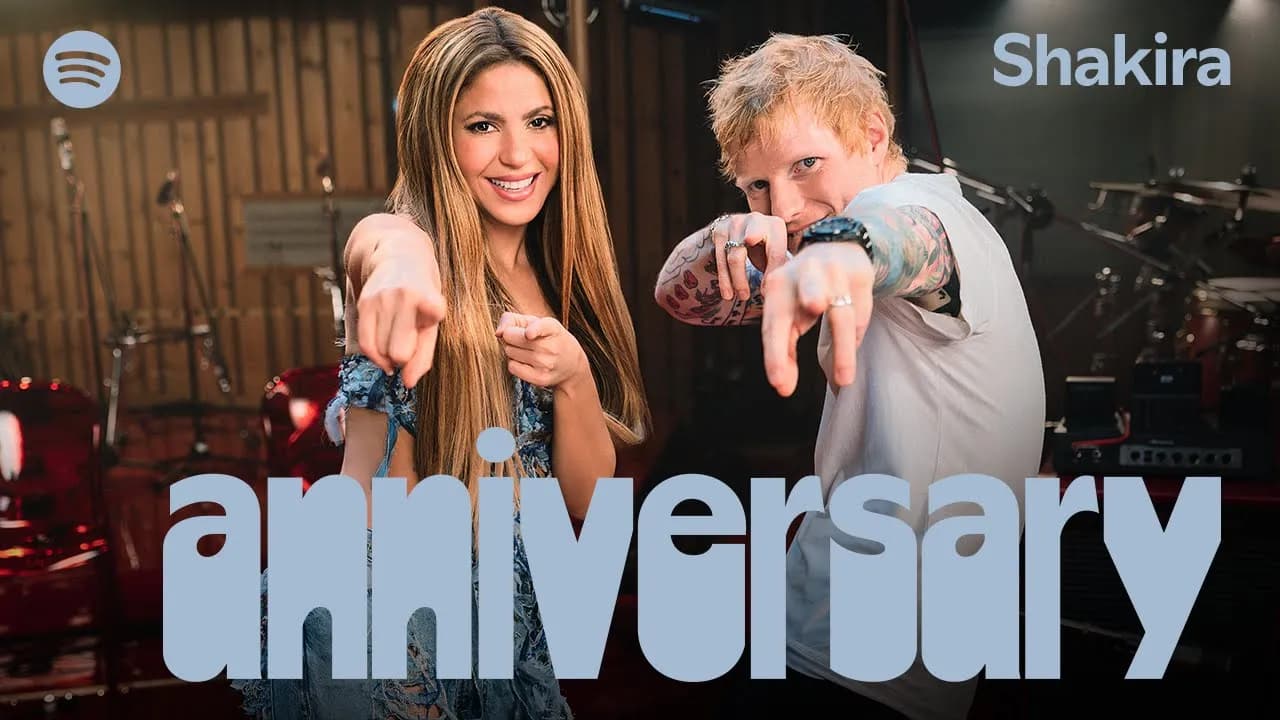 Shakira - Hips Don’t Lie with Ed Sheeran & Beéle (LIVE) Oral Fixation - 20th | Spotify Anniversary