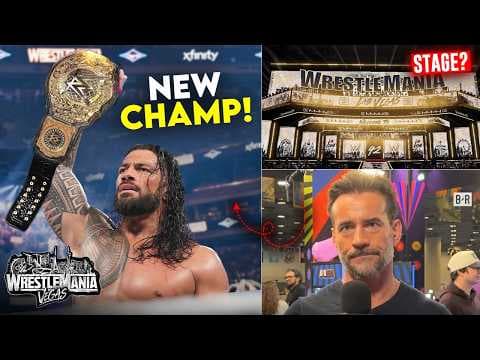 OMG! Roman Reigns NEW World Champion 😱 | WrestleMania 42 STAGE NEWS, CM Punk &amp; Ricochet | WWE News