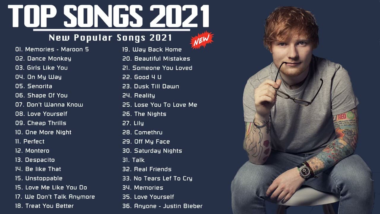 Pop Hits 2021| Ariana Grande, Maroon 5, Ed Sheeran, Rihanna, Billie Eilish, Bruno Mars, Charlie Puth