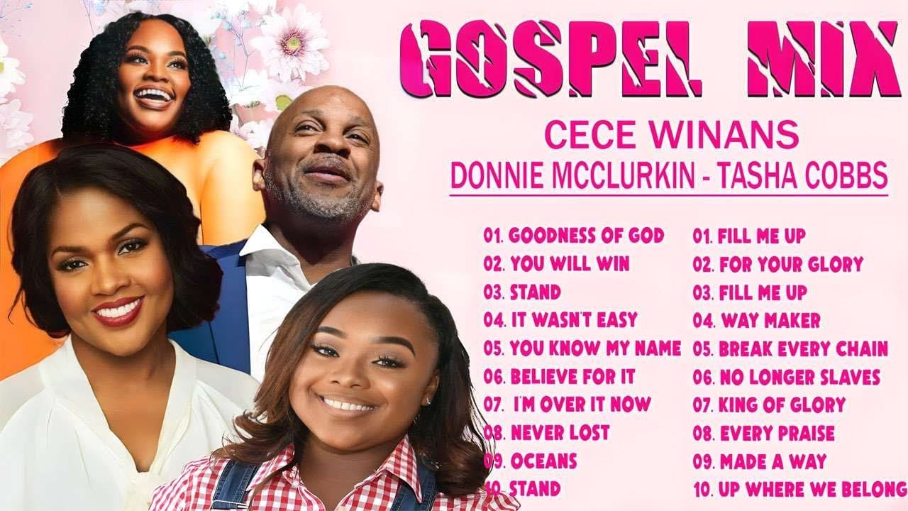 100 Gospel Songs BlackTop Praise and Worship SongsGospel Singers: Tasha Cobbs, Cece Winans, Sinach