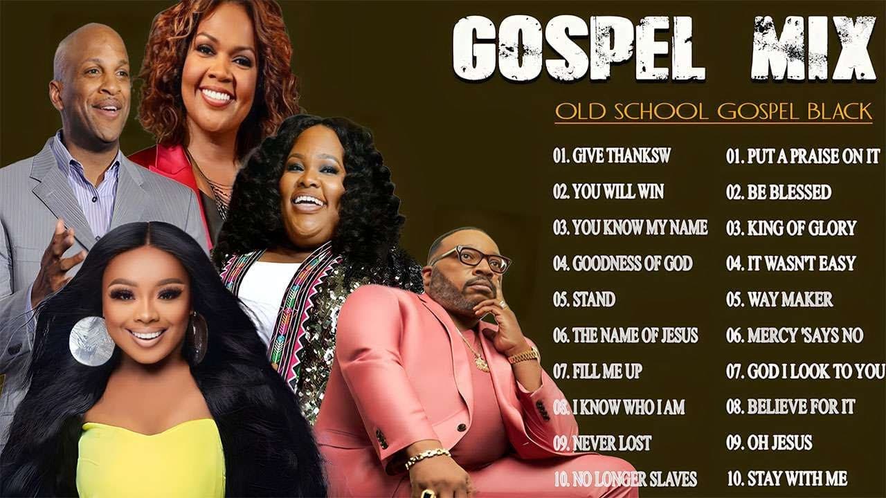 All Glory to Almighty God  100 Gospel Songs Black || Top Praise and Worship Songs Listen and Pray