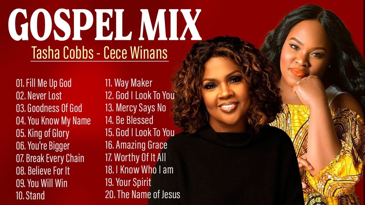 Fill Me Up God, Never Lost, Goodness Of God | Best Gospel Mix 2023 | Tasha Cobbs, Cece Winans...