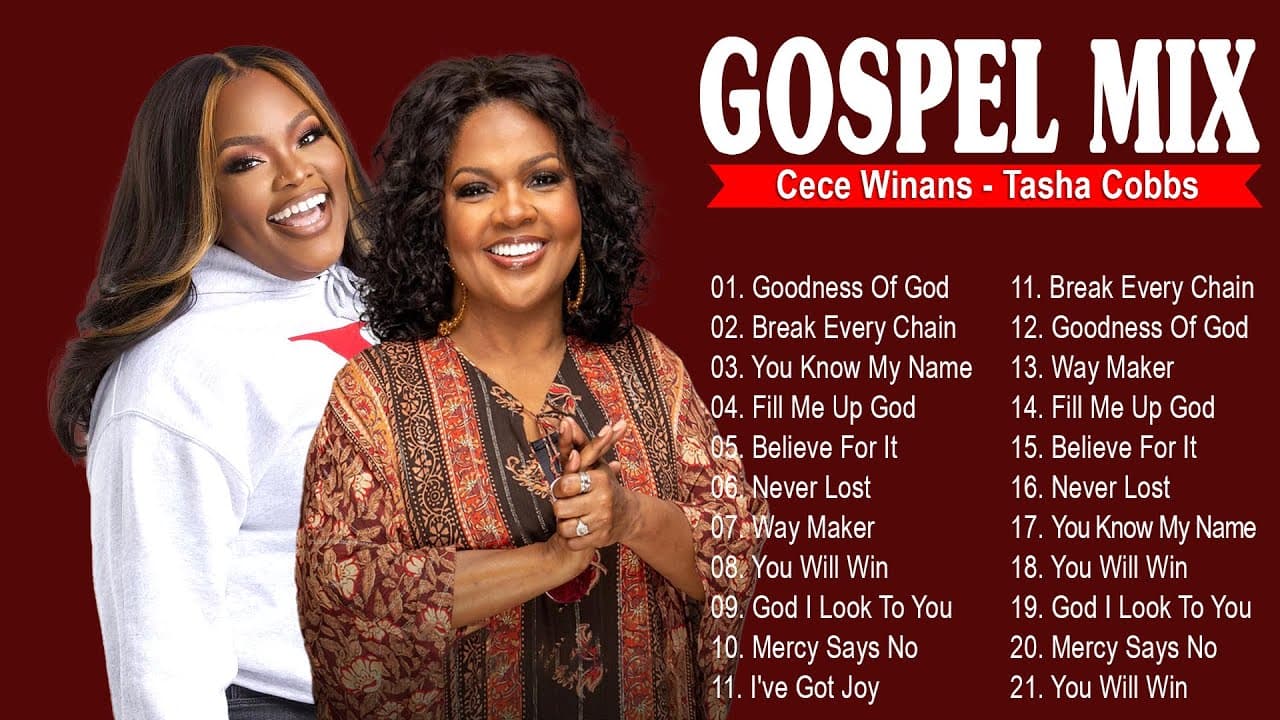 Listen to GOODNESS OF GOD, BREAK EVERY CHAIN - Top Gospel Playlist of All Time - Best Gospel Mix