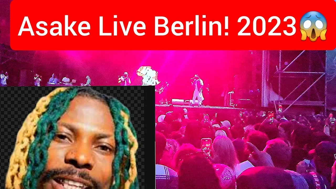 ASAKE Afrobeats Festival Berlin 2023  Asake Live Performance! Jayse80 ✨️