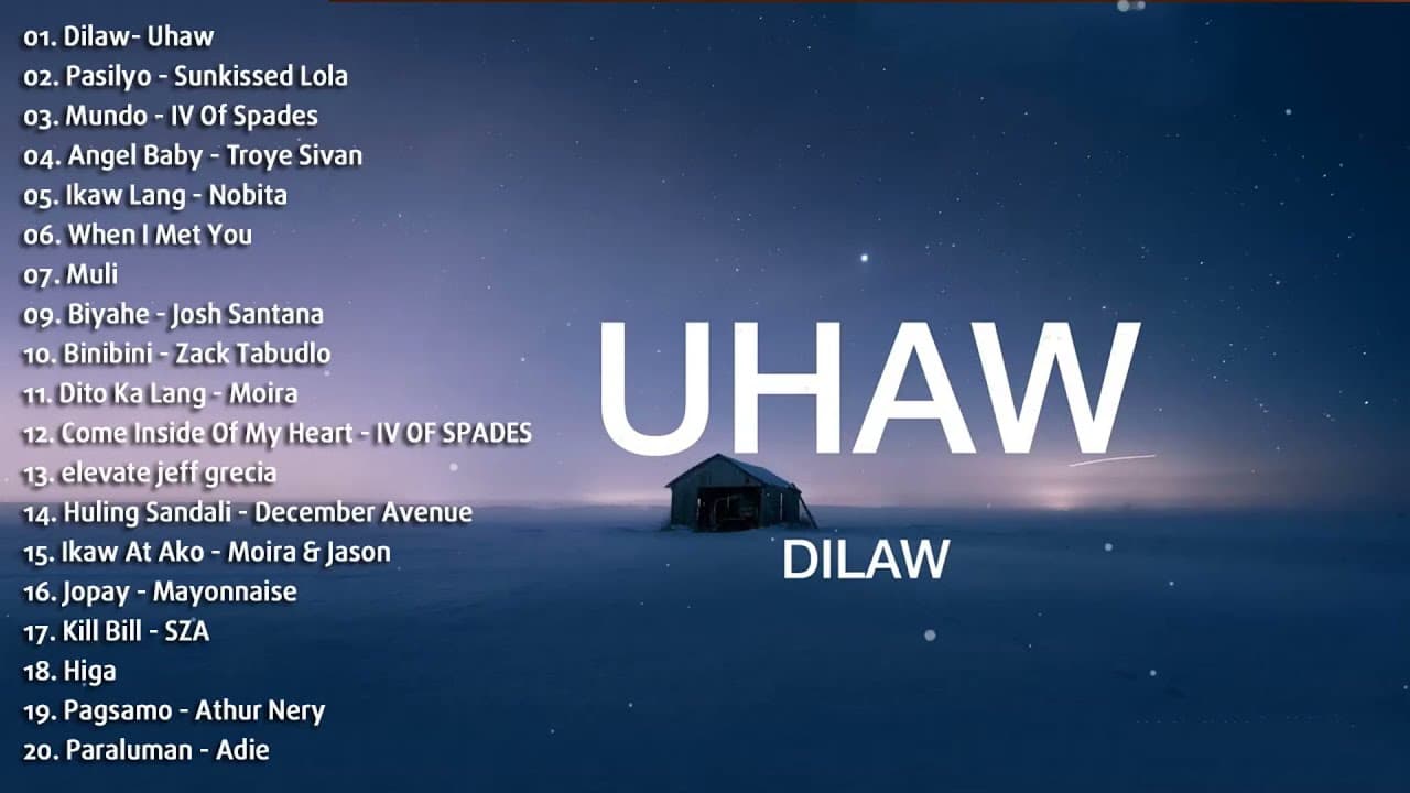 Dilaw - Uhaw | Sunkissed Lola & Nobita (Mix) | | Tagalog Love Songs Top Trends Playlist