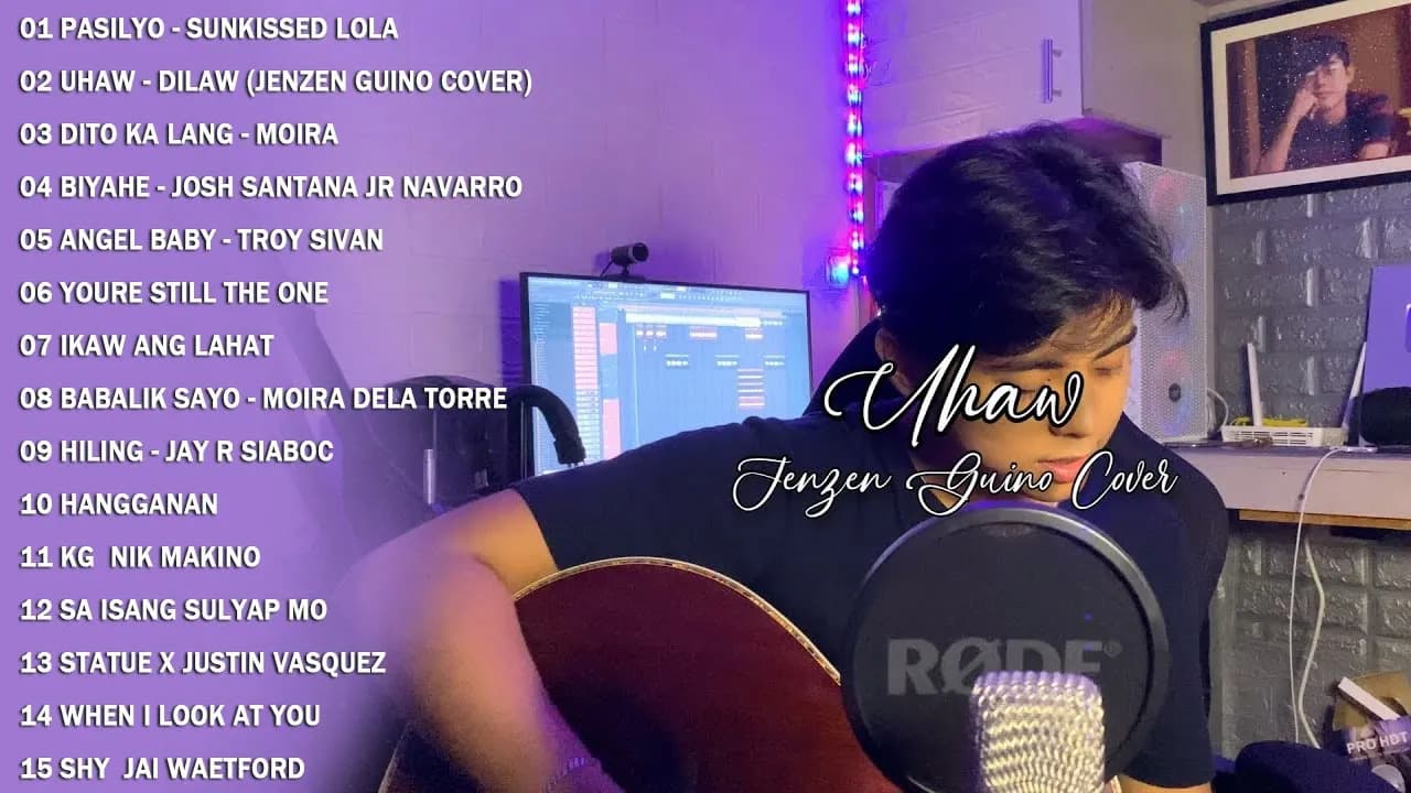 Jenzen Guino Top Hits Songs Cover Nonstop Playlist - Best OPM Cover - Uhaw x Pasilyo x Dito Ka Lang