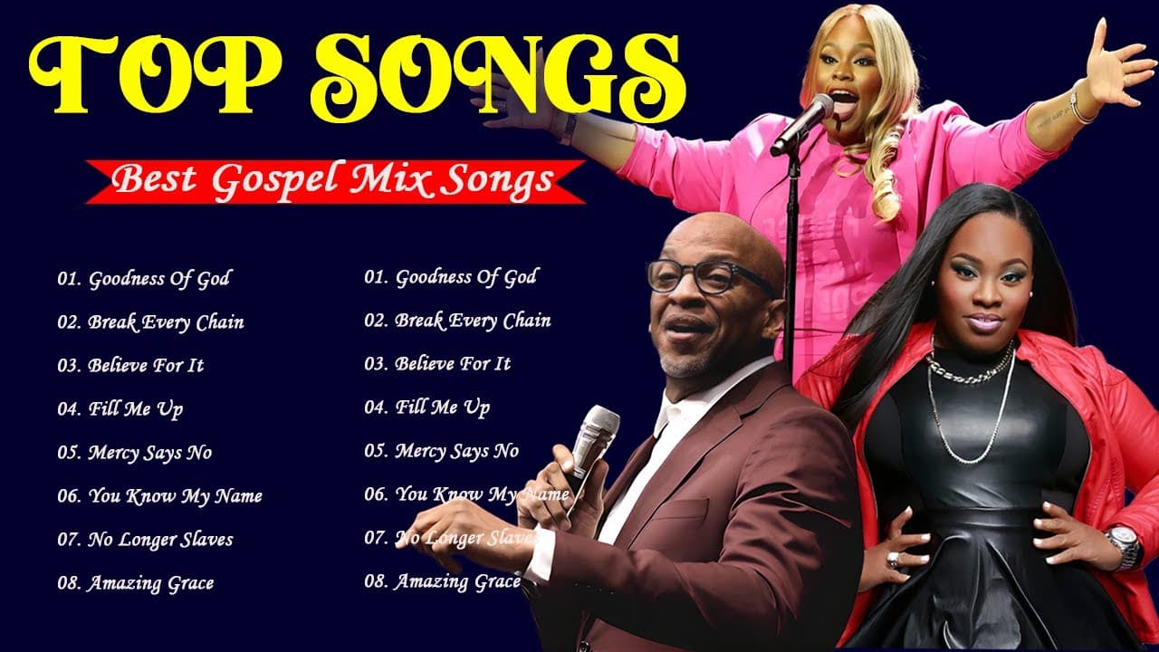 Goodness Of God, Way Maker, You Know My Name ~ Best Playlist Old School Gospel Songs Black