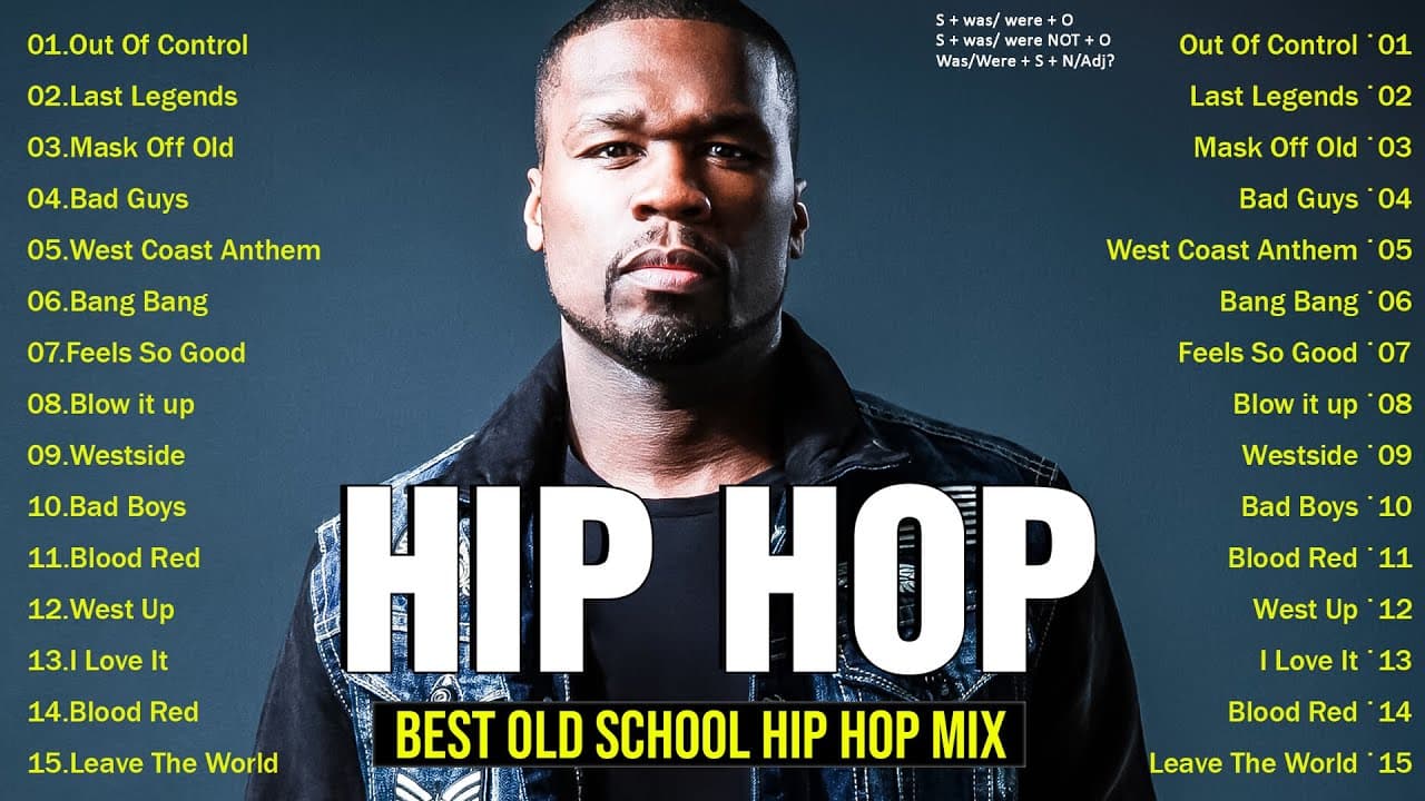 90s 2000s Rap  Mix  - Old School Hip Hop Mix ( Aprenda inglês através de músicas )