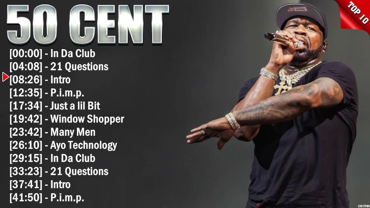 50 Cent Hip Hop Music of All Time - Best Rap Hip Hop Songs Playlist Ever