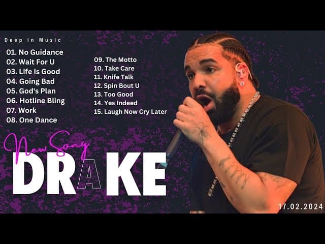 Drake All Songs 2024 | Top Hits Of Drake 2024 Playlist | Superhit Drake Songs 2024
