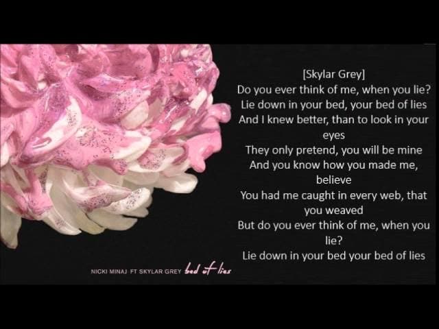 Nicki Minaj - Bed of Lies (Lyrics) ft. Skylar Grey
