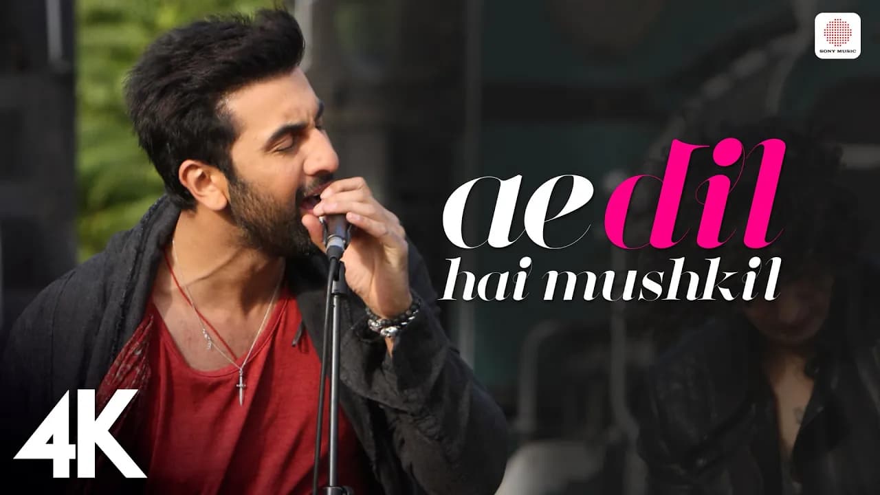 Ae Dil Hai Mushkil - Title Track | 4k Music Video | Ranbir | Anushka | Aishwarya | Arijit | Pritam