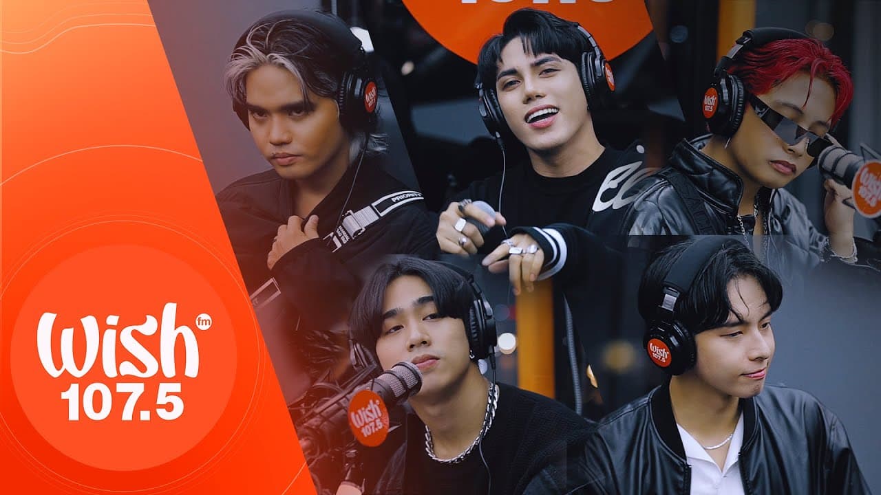 SB19 performs “Mana” LIVE on Wish 107.5 Bus
