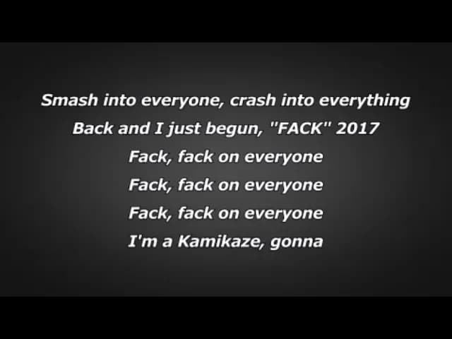 Eminem - Kamikaze (Lyrics)