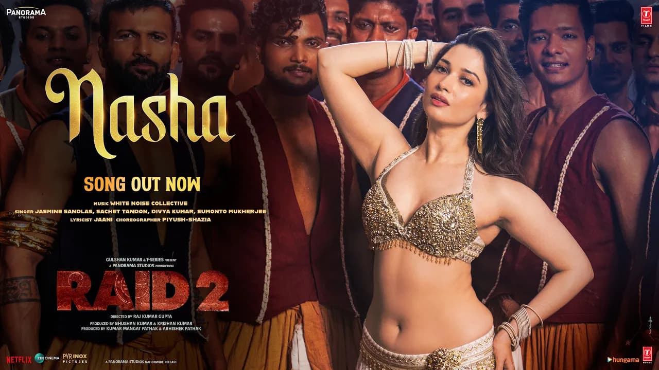 RAID 2: NASHA (Song) | Tamannaah B, Ajay D, Riteish D | Jasmine Sandlas, Sachet T, Jaani | Bhushan K
