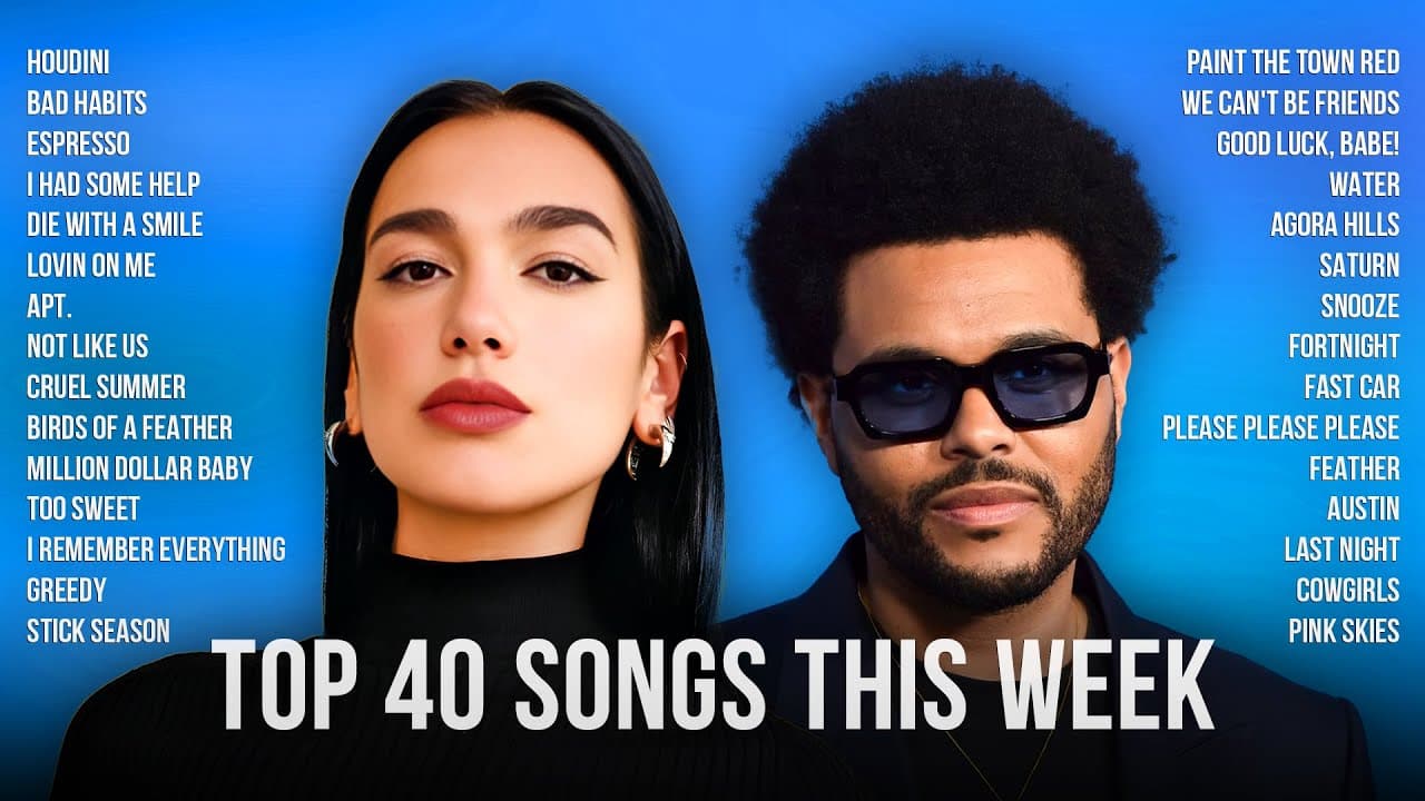 Top 40 Songs This Week 2025 🎤  Bruno Mars, Dua Lipa, Adele, Lady Gaga, Taylor Swift, The Weeknd