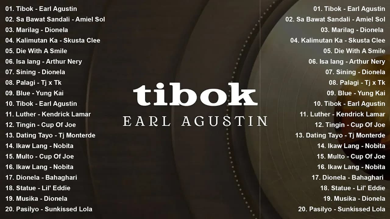 Tibok - Earl Agustin 💗 Best OPM Tagalog Love Songs💗 OPM Tagalog Top Songs 2025 Playlist