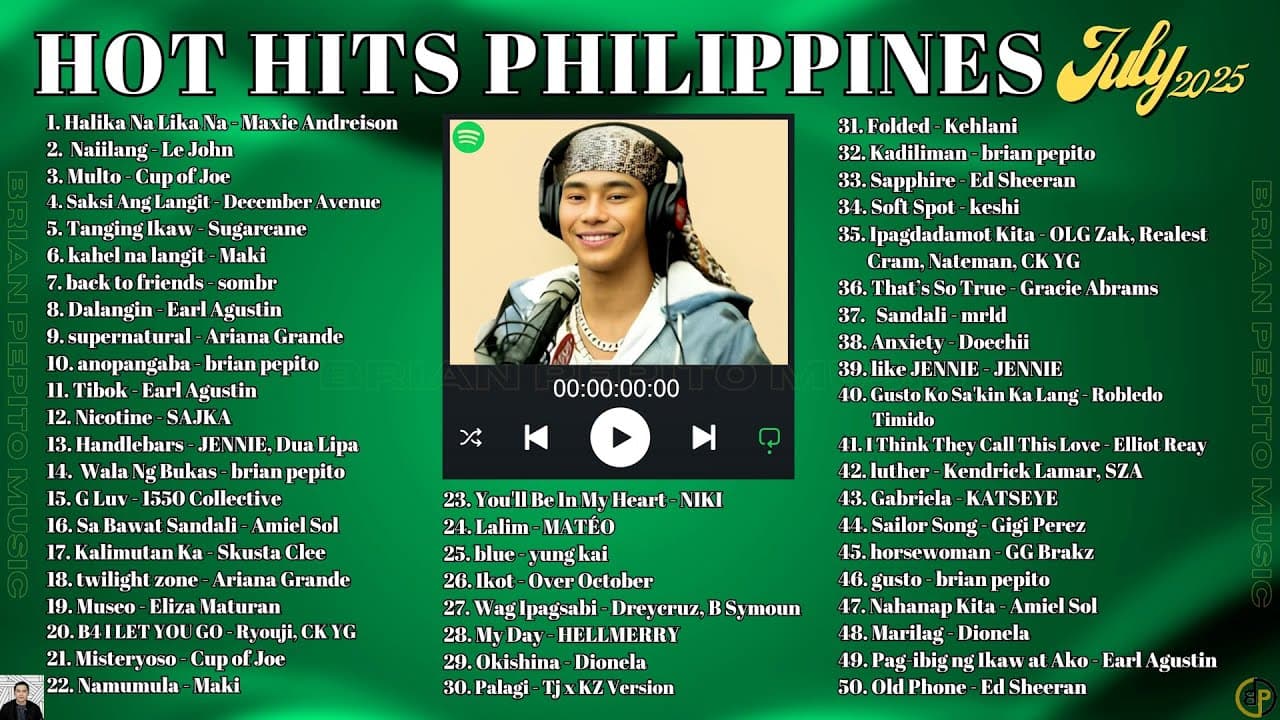 HOT HITS PHILIPPINES - JULY 2025 UPDATED SPOTIFY PLAYLIST