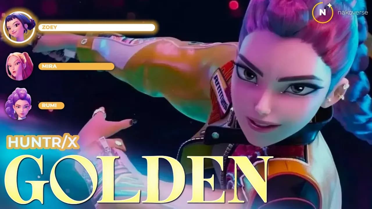 [KPOP DEMON HUNTERS] HUNTR/X (HUNTRIX) - "GOLDEN" | LINE DISTRIBUTION