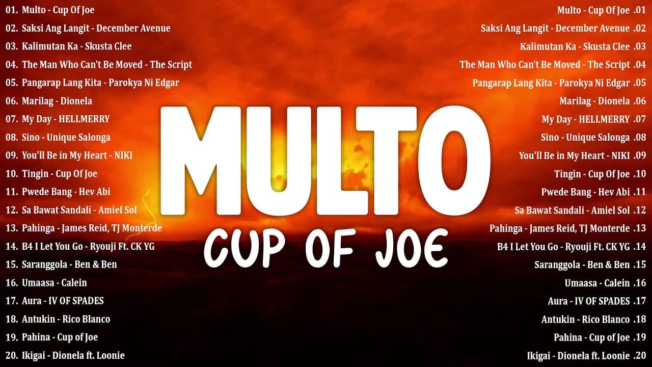 Top OPM Hits Philippines 2025💗OPM Trending 2025 Playlist💗Multo - Cup Of Joe, Saksi Ang Langit