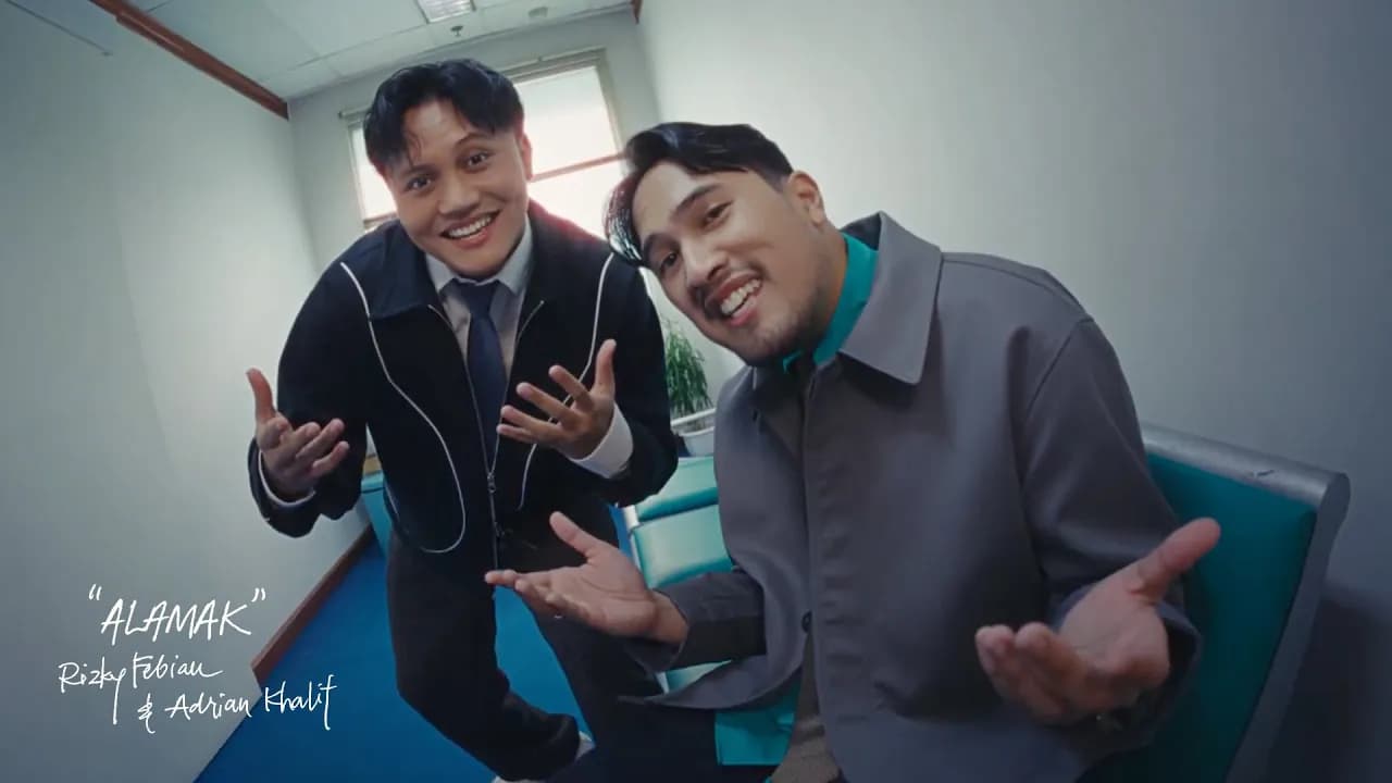 Rizky Febian & Adrian Khalif  - Alamak [Official Music Video]