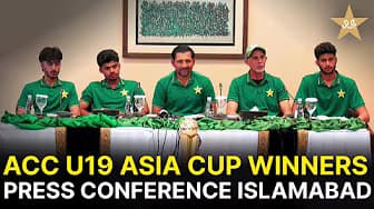 ACC U19 Asia Cup Winners Press Conference In Islamabad | #PakistanFutureStars | #u19asiacup