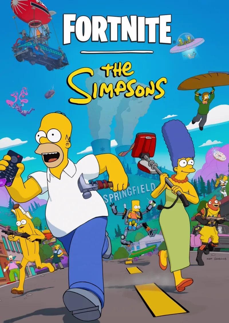 Fortnite x the Simpsons
