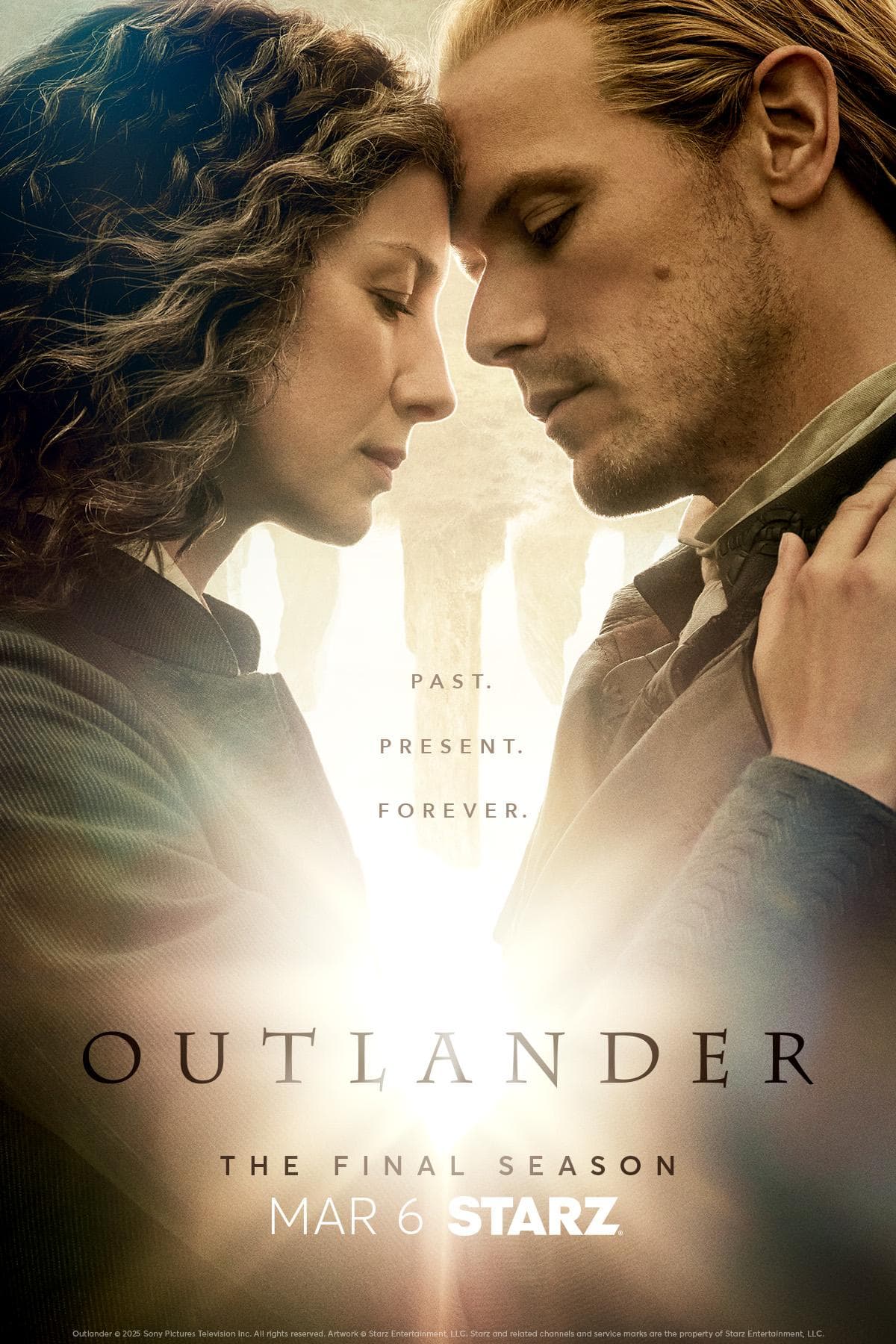 Outlander S1-S8 poster backdrop