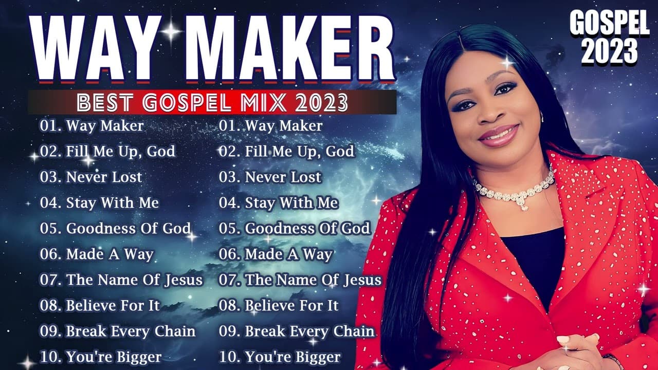 Way Maker, Goodnees Of God??✝?? BEST GOSPEL MIX 2023 ✝ SINGER GOSPEL: CeCe Winans, Sinach, Tasha Cobbs