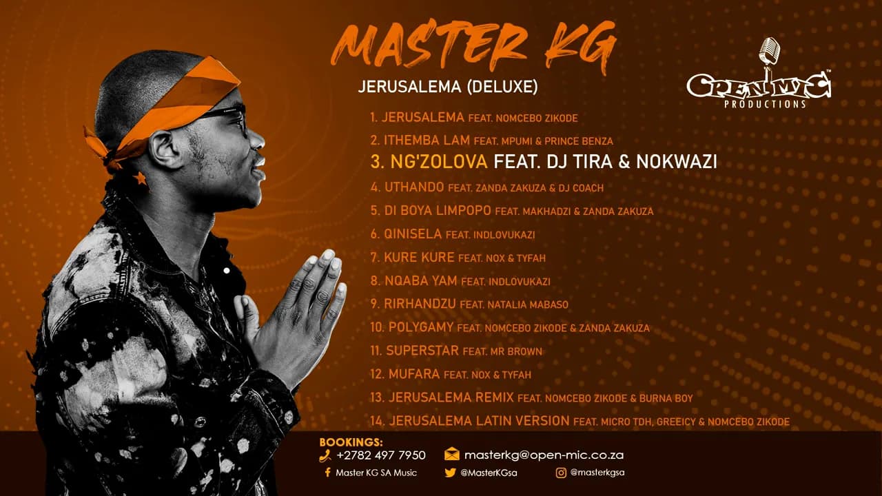 Master KG - Ng'zolova featuring Dj Tira & Nokwazi