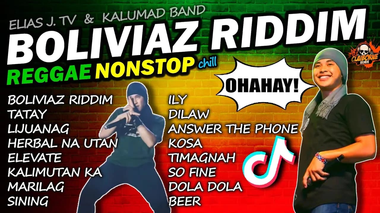 BOLIVIAZ RIDDIM REGGAE NONSTOP | OHAHAY ELIAS J. TV & KALUMAD BAND CLEAN VOCALS | DJ Claiborne Remix